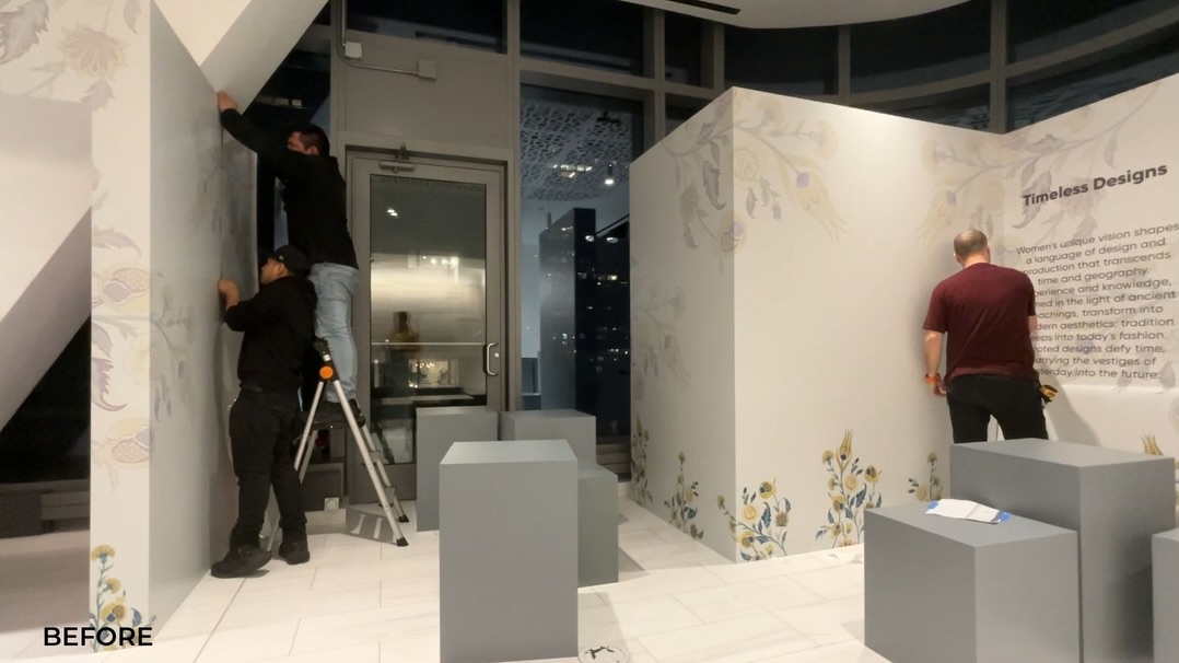 Timeless Designs Expo Setup